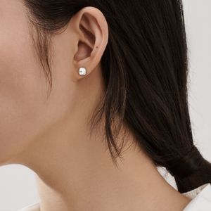 tiffany silver ball earrings